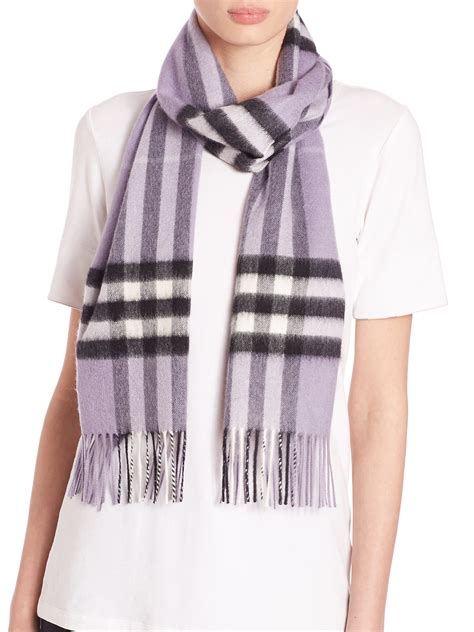 burberry check scarf violet|classic check Burberry scarf.